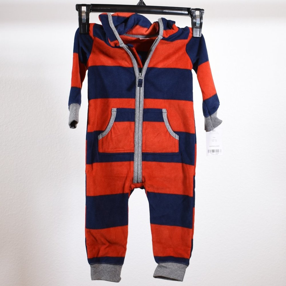 Carter's Baby Zip-Up Fleece Jumpsuit